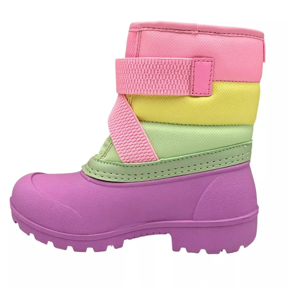 Carter's‎ Little Girl's Snow-Cold Weather Boots Size 11 Pink/Lavender/Multicolor